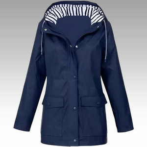 Therese - Vattentät Jacka - Elegant Design & Ultralätt Komfort för Alla Väder