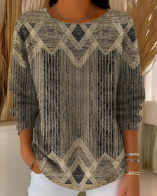 Riva | Modern Stickad Tröja med Textur