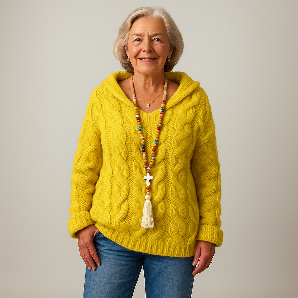 Svensson – Mysig och Stilig Stickad Hoodie