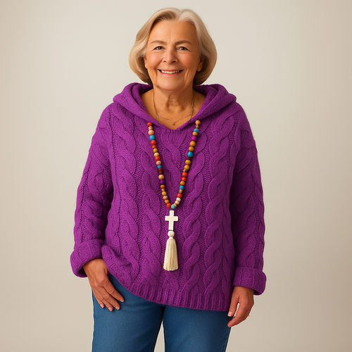 Svensson – Mysig och Stilig Stickad Hoodie