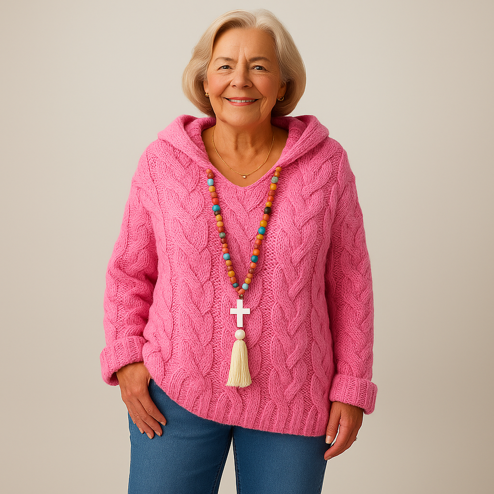 Svensson – Mysig och Stilig Stickad Hoodie