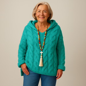 Svensson – Mysig och Stilig Stickad Hoodie