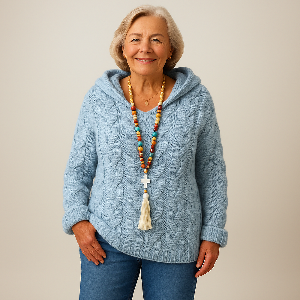 Svensson – Mysig och Stilig Stickad Hoodie