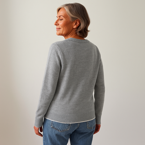 Svensson – Snöfall Jacquard Stickad