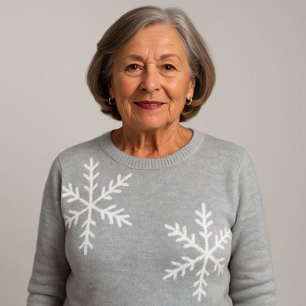 Svensson – Snöfall Jacquard Stickad