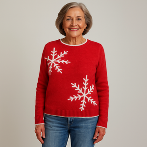 Svensson – Snöfall Jacquard Stickad