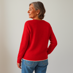 Svensson – Snöfall Jacquard Stickad