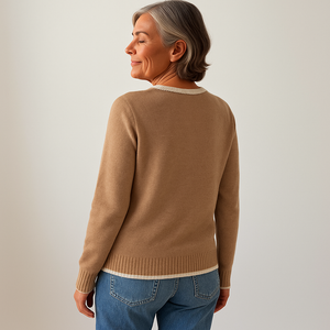 Svensson – Snöfall Jacquard Stickad