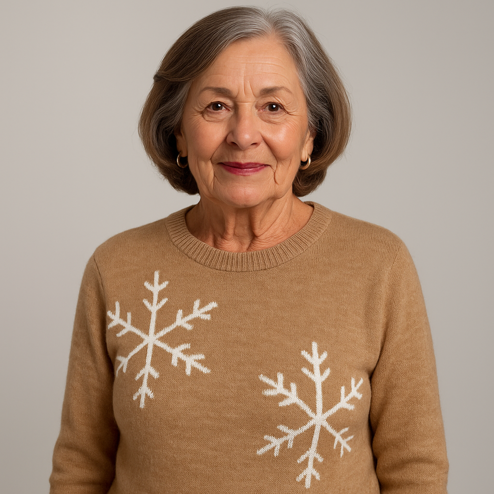 Svensson – Snöfall Jacquard Stickad