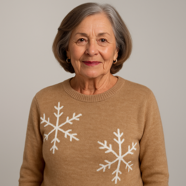 Svensson – Snöfall Jacquard Stickad