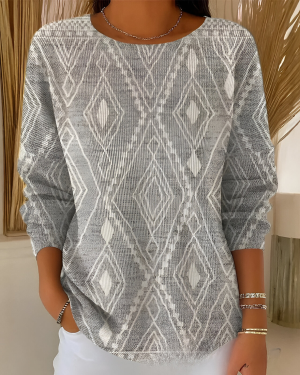 Riva | Modern Stickad Tröja med Textur