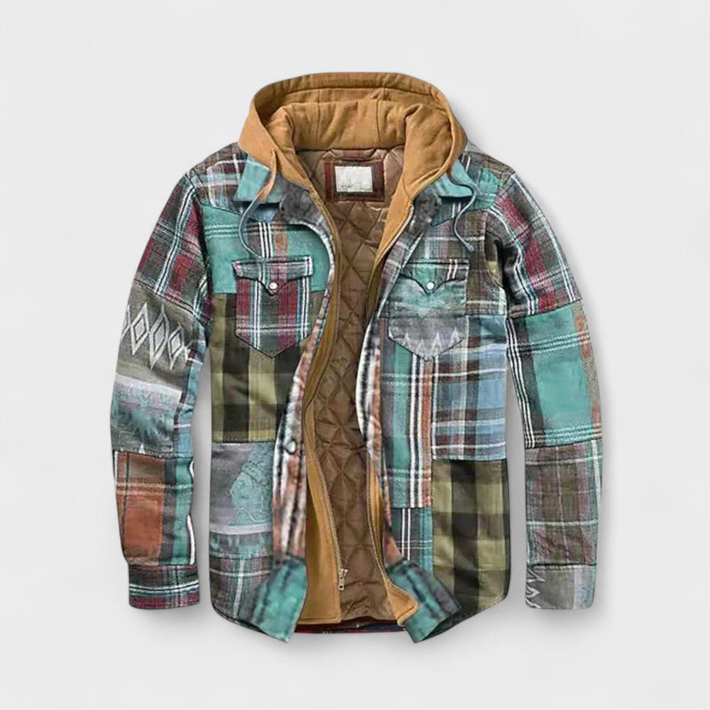 Holger™ | Fodrad patchworkjacka