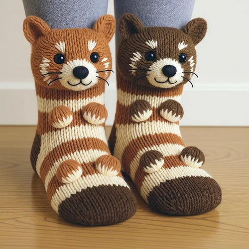 CozyRedPanda – Mysiga Strumpor