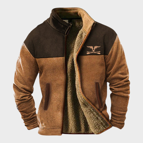 Adrien™ | elegant fleecejacka för män med termofoder