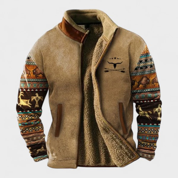 Adrien™ | elegant fleecejacka för män med termofoder