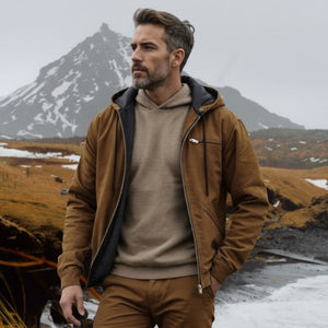 Gaspard™ | Elegant hoodie med dragkedja