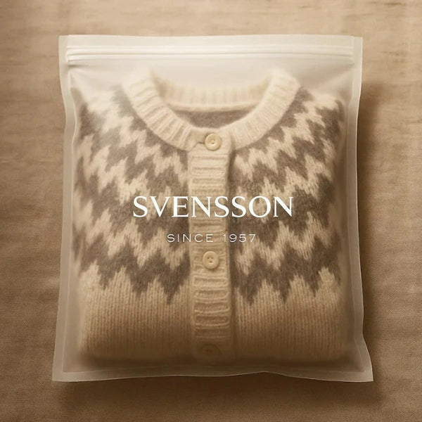 Svensson – Mysig och Stilig Stickad Hoodie