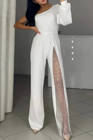 Sofía - Elegant jumpsuit med glänsande detaljer