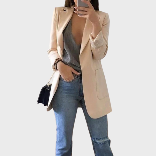 Eline – Tidlös Blazer med Elegant Passform och Komfort